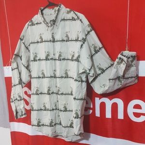 *SOLD*Woolrich Button Shirt